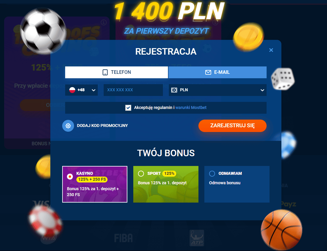 Register Registering at MostBet is easy and convenient
